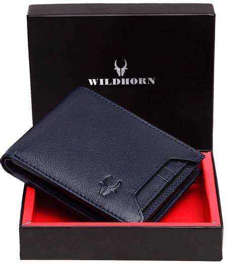 wildhorn rfid protected genuine high quality leather wallet|WildHorn® RFID Protected Genuine Leather Wallet for Men's.